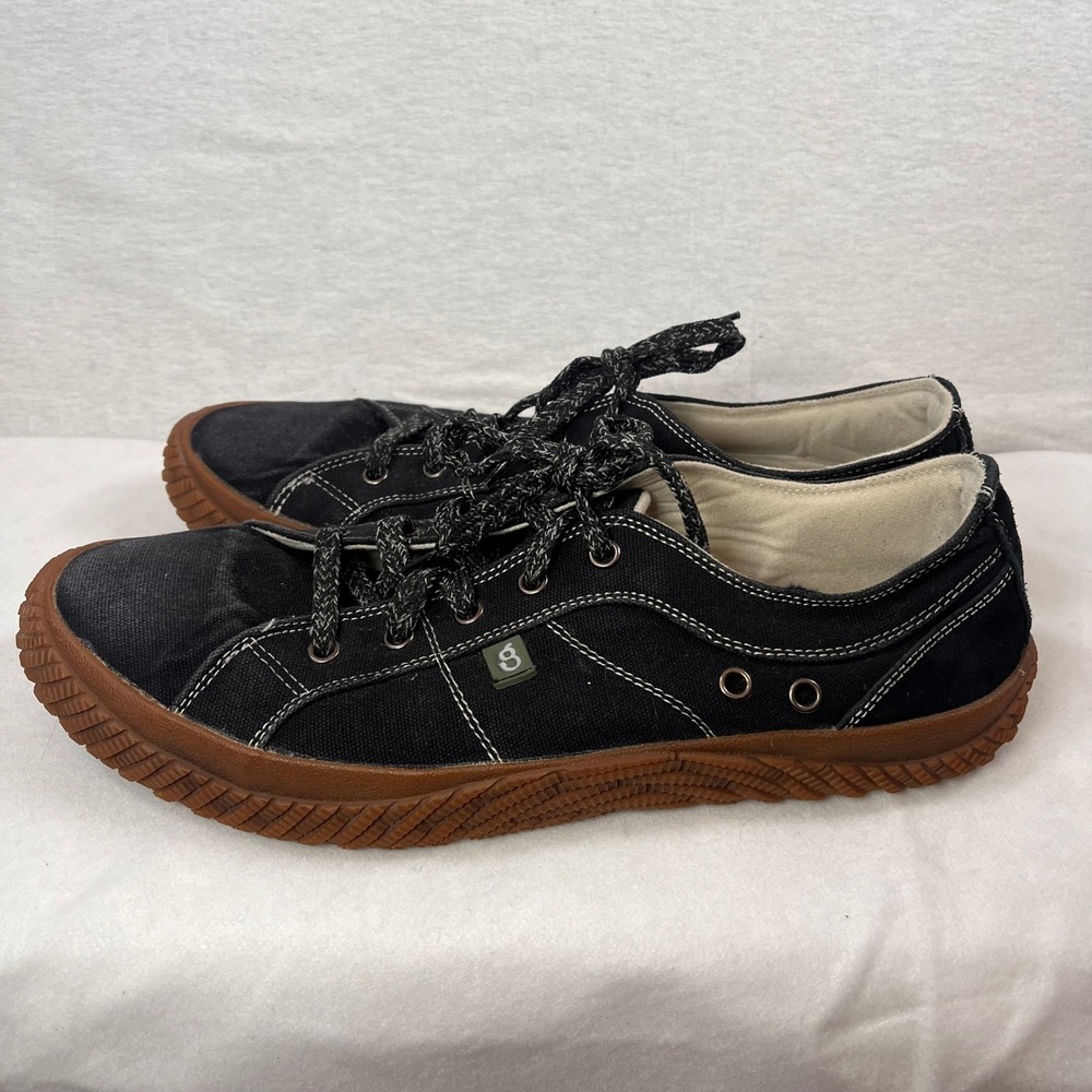 Hybrid Green Label Martha Adventure Canvas Sneakers Men's 12 Black Lace Up Shoes